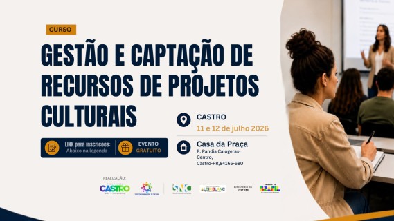 Gestão e Captação de Recursos para Projetos Culturais
